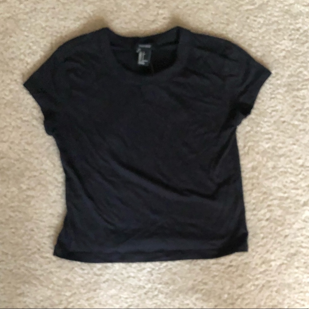 Black crop top